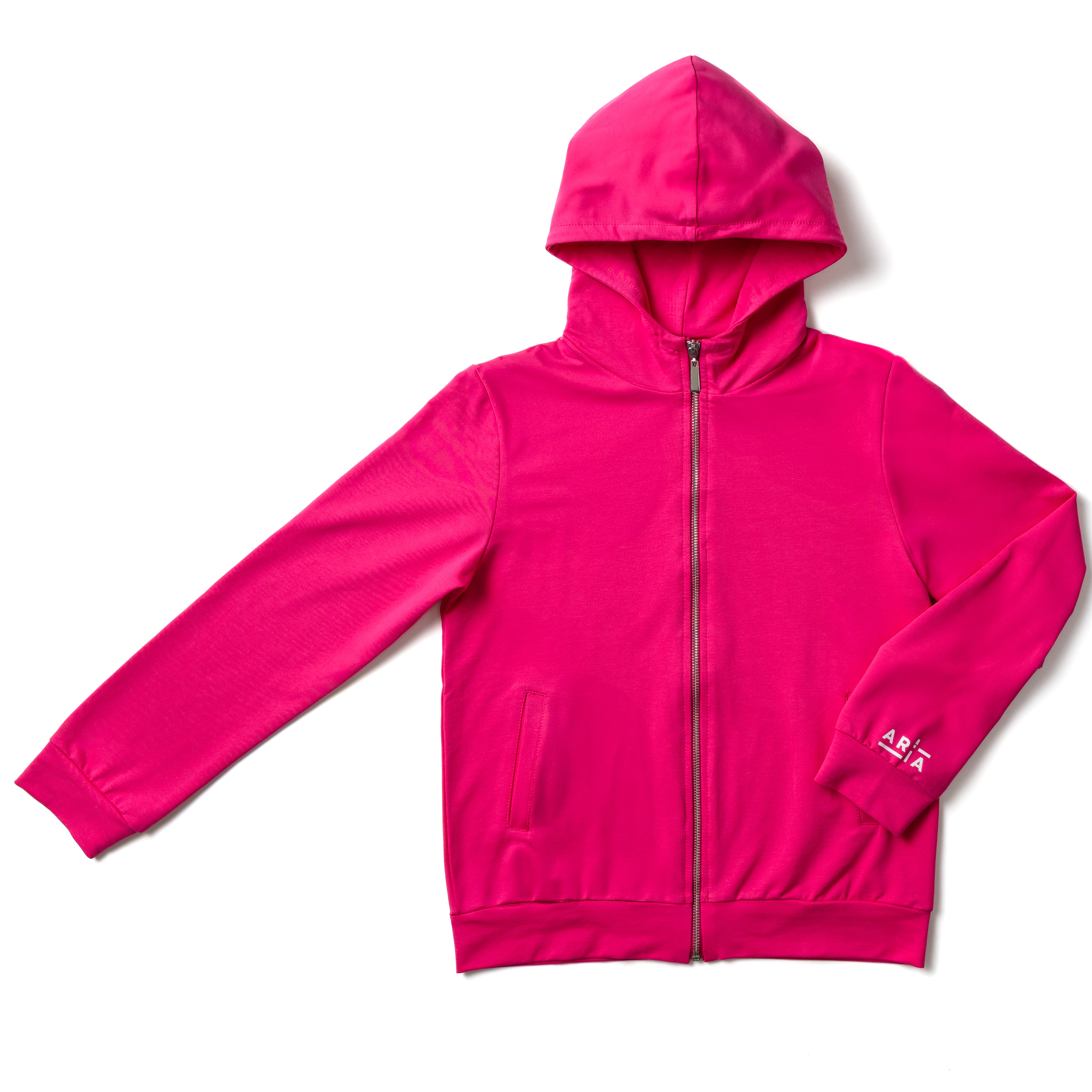 RAGAZZA – FELPA CON ZIP E TASCHE