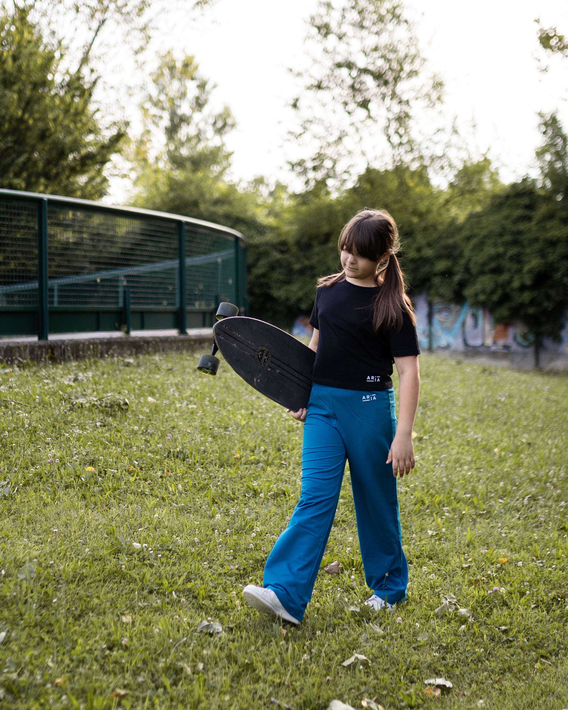 RAGAZZA – PANTALONE PALAZZO LISCIO