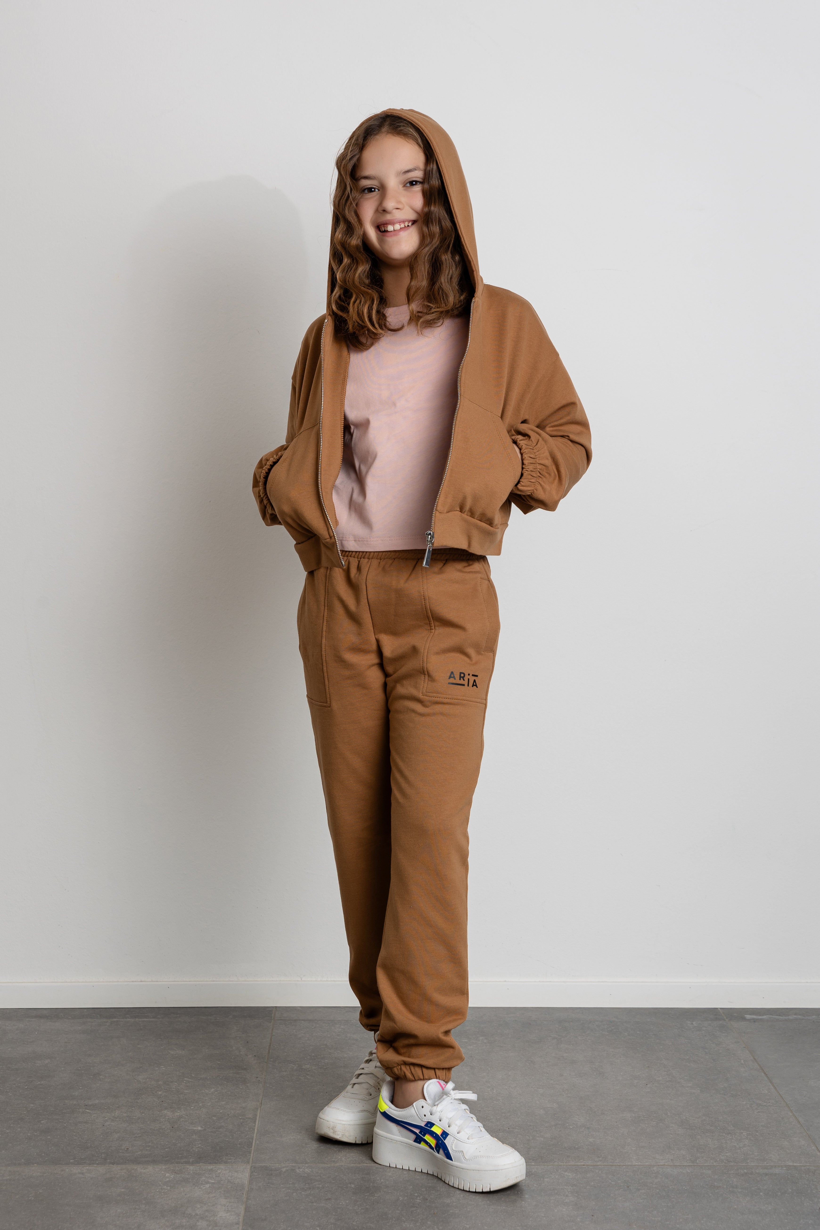 RAGAZZA - PANTALONE TASCHE ED ELASTICO SOTTO
