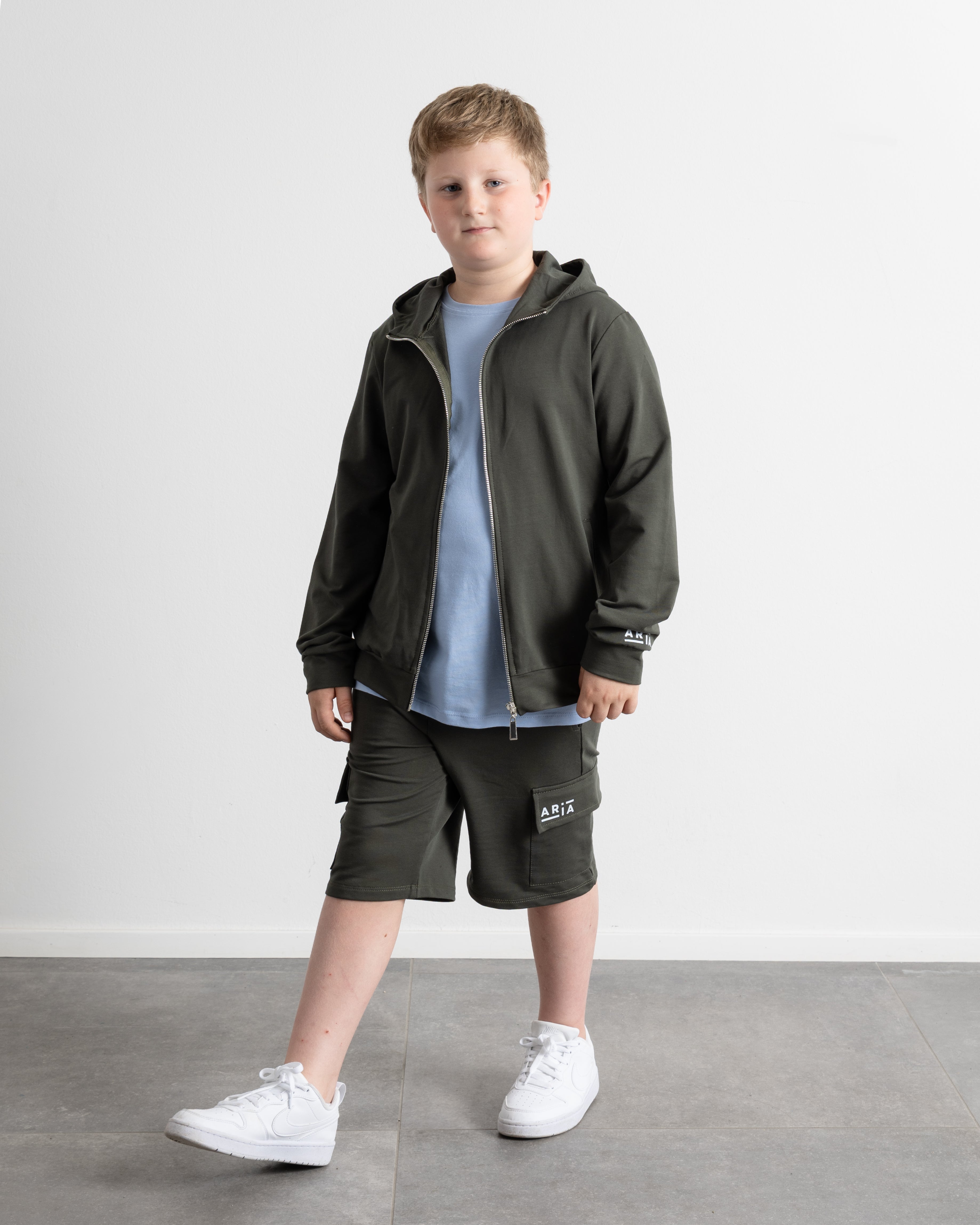 RAGAZZO – FELPA CON ZIP E TASCHE