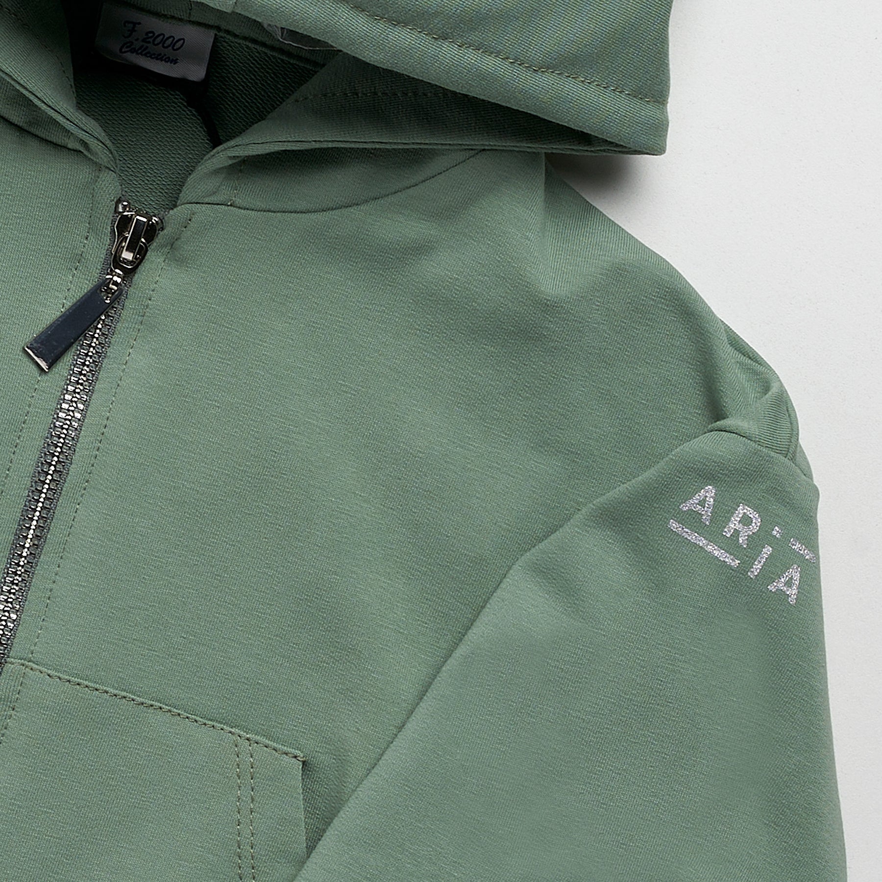 FELPA CROP & ZIP BIMBA