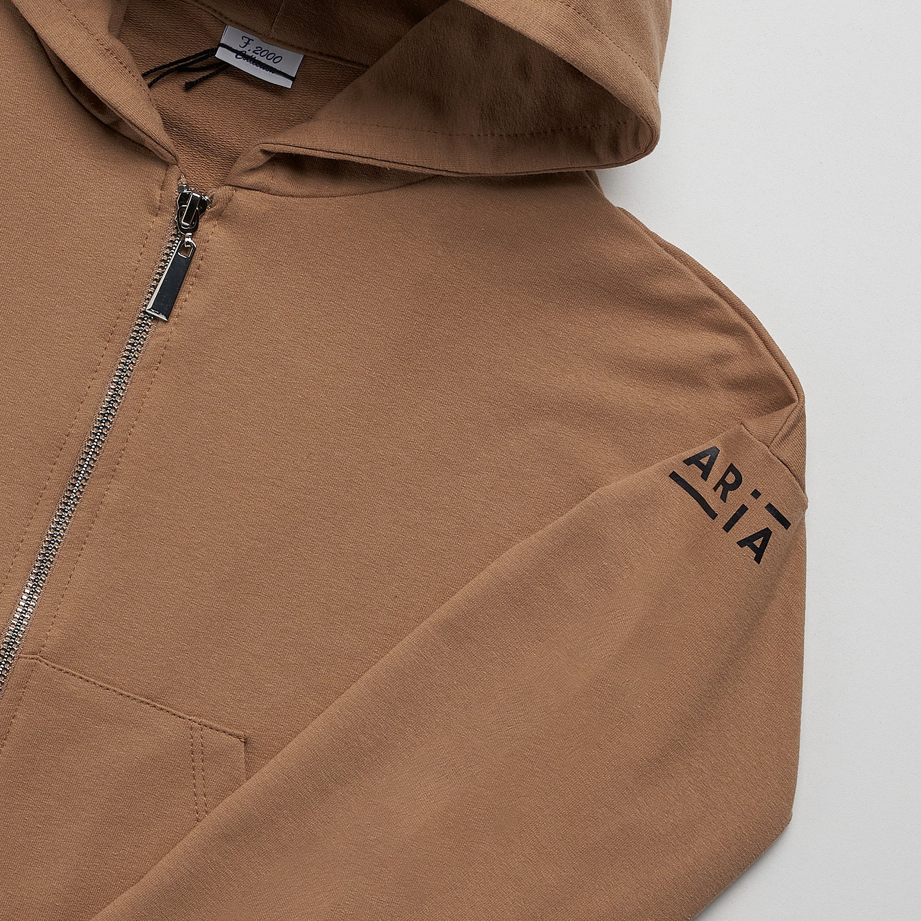 FELPA CROP & ZIP RAGAZZA
