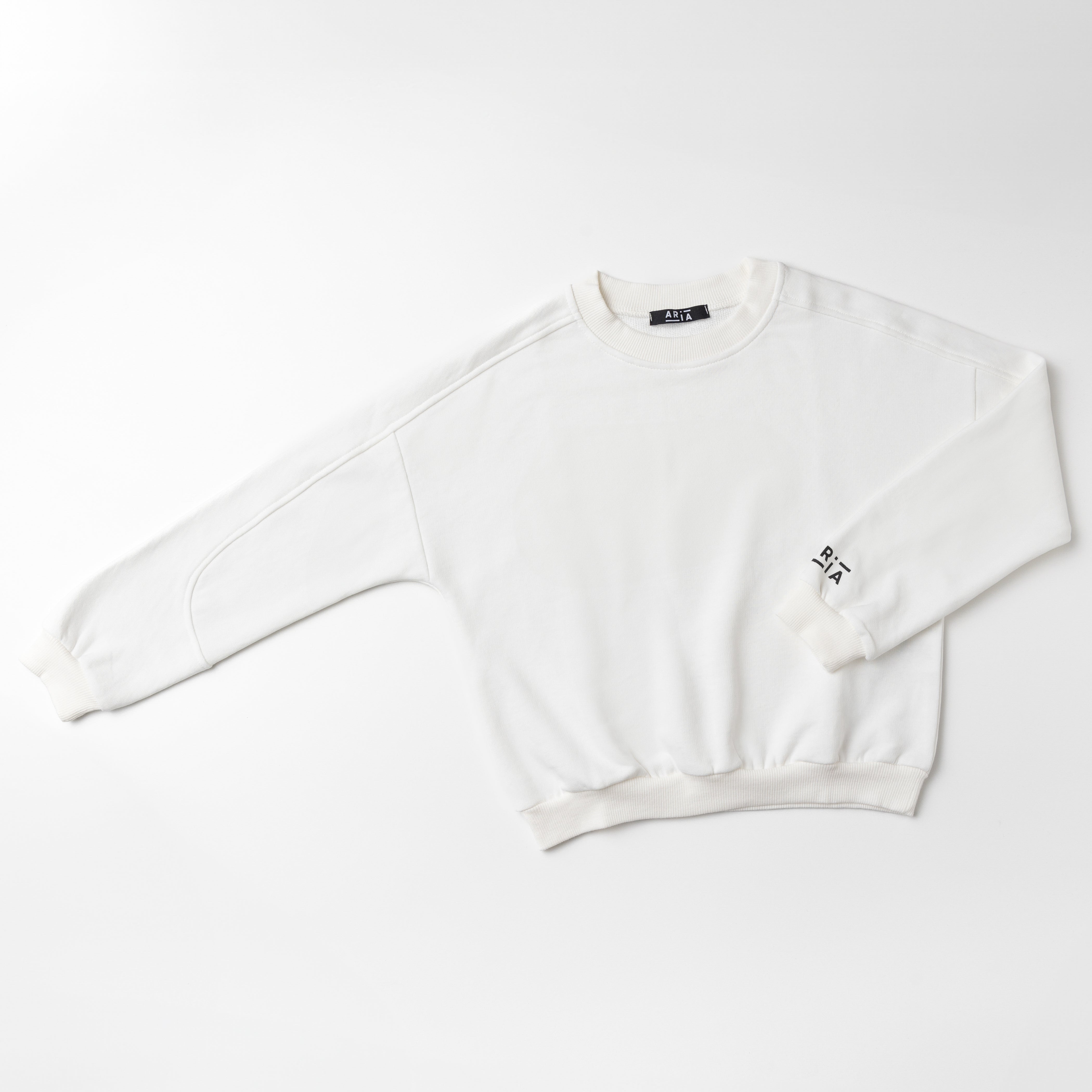 RAGAZZA - FELPA 100% COTONE GIROCOLLO OVERSIZE