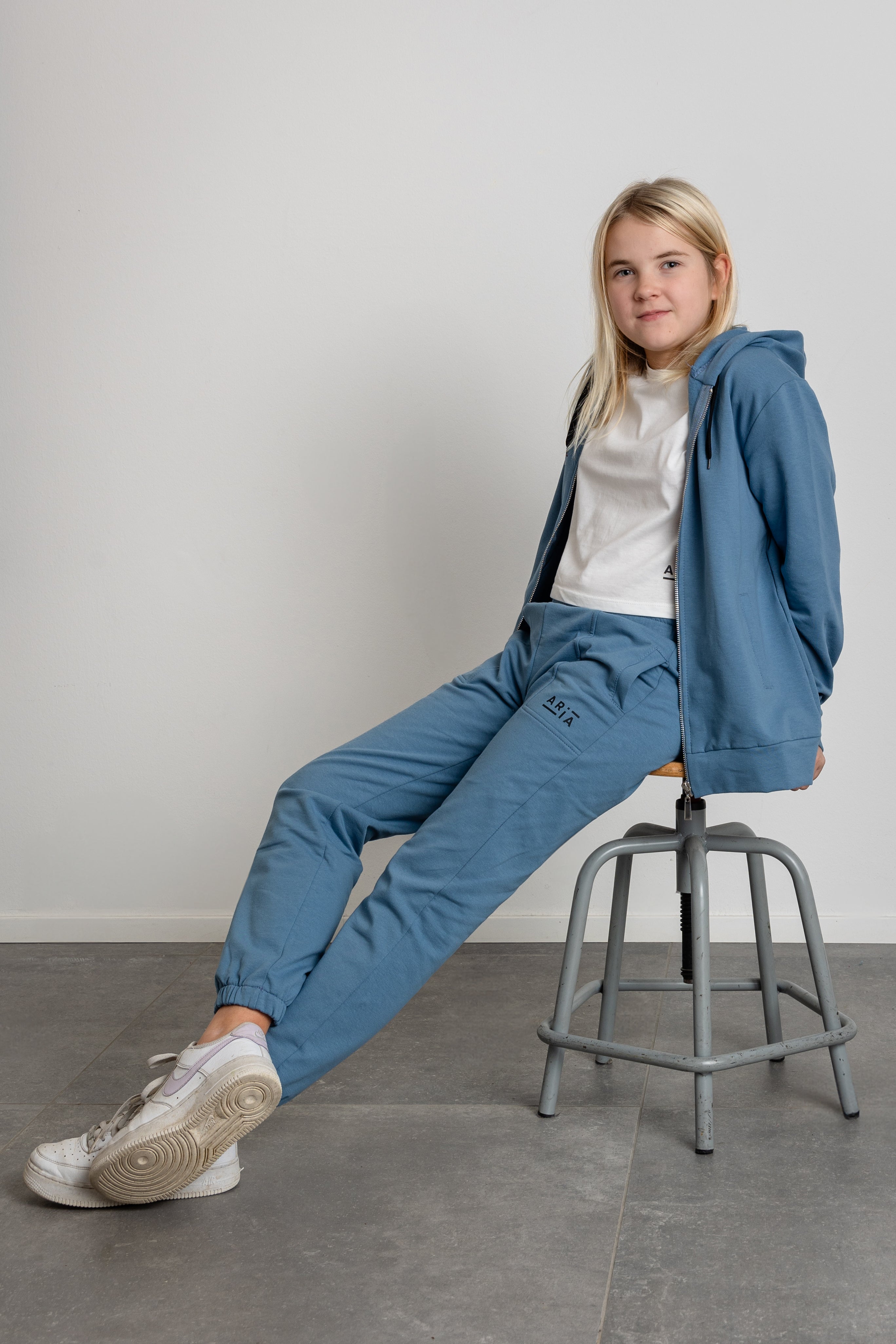 BIMBA - FELPA ZIP E CAPPUCCIO